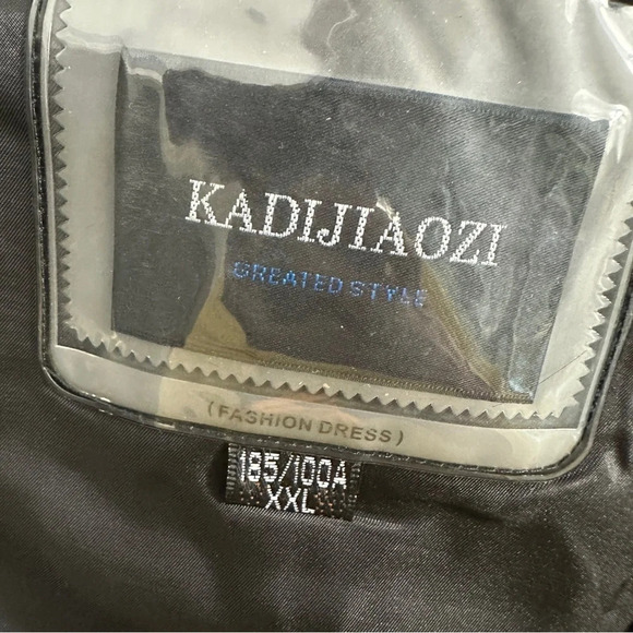Kadijiozi XXL black women's jacket, slight sparkle/shimmer in fabrick - Picture 2 of 7